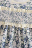 Vintage Floral Smocked Ruffle Dress