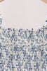 Vintage Floral Smocked Mom Dress