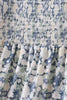 Vintage Floral Smocked Mom Dress