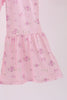 Pink Floral Bow Smocked Jumpsuit