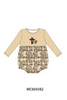 Khaki camoufalge cross deer embroidery bubble
