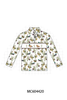 Duck embroidery half-zip pullover