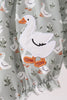 Grey goose applique ruffle bubble