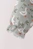 Grey goose applique ruffle bubble