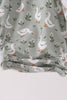 Grey goose applique ruffle bubble