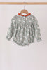 Grey goose applique ruffle bubble