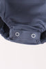 Navy goose applique bubble