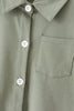Green Pocket Button Down Shirt