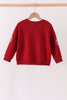 Rust turkey sequin mom&me top