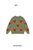 Green turkey sequin mom&me top