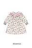 Merry christmas embroidery dress