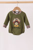 Forest camouflage turkey applique bubble