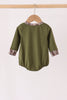 Forest camouflage turkey applique bubble