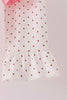 Pink turkey applique ruffle pants set
