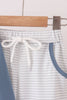 Teal turkey french knot pants set