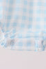Pumpkin Pie Embroidery Gingham Bubble