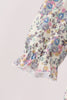 Blue turkey embroidery bubble