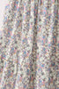 Blue floral smocked mom dress