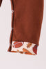 Brown touchdown football embroidery romper