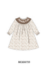 Brown Howdy Y'ALL embroidery ruffle dress