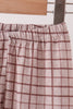 Brown Howdy Y'ALL boots embroidery plaid pants set