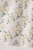 Sage floral smocked ruffle dress