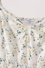 Sage floral smocked tiered mom dress