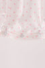 Pink french knot dot bubble
