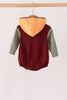 Brown Pumpkin Embroidery Hoodie Bubble