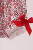 Maroon thankful floral leaves embroidey bubble
