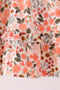 Green floral bow ruffle mom&me dress