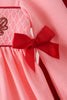 Pink turkey embroidery pants set