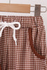 Brown Turkey Embroidery Pants Set