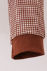 Brown Turkey Embroidery Pants Set