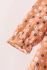 Fall floral print dress