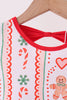 Red Gingerbread Bamboo Pants Set