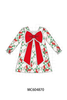 Red Santa Bow Lace Dress