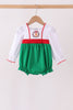 Green Gingerbread Smocked Bubble