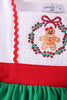 Green Gingerbread Smocked Bloomer Set
