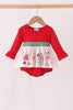 Red Nutcracker Ruffle Bubble