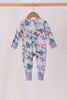 Blue Cowboy Bamboo Romper