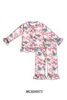 Pink Cowboy Ruffle Bamboo Pajama Set