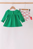 Green Santa Embroidery Bloomer Set