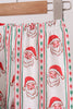 Green Santa Embroidery Pants Set