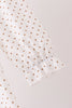 Pink Gingerbread Embroidery Ruffle Dress