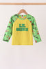 Green Grinch French Knot Top