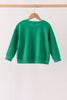 Green Santa Sequin Mom&me Top