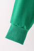 Green Santa Sequin Mom&me Top