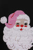 Black Santa Sequin Top