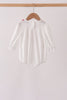 White Santa Baby French Knot Ruffle Bubble
